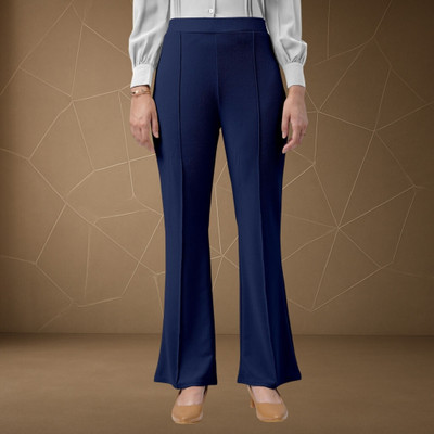 nitafashion Loose Fit Women Dark Blue Trousers