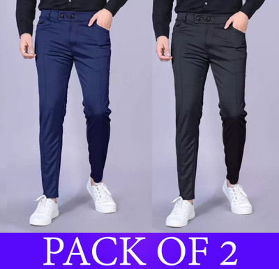 Achalnath Enterprises Regular Fit Men Green Trousers