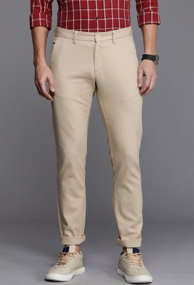 FUBAR Slim Fit Men Cream Trousers