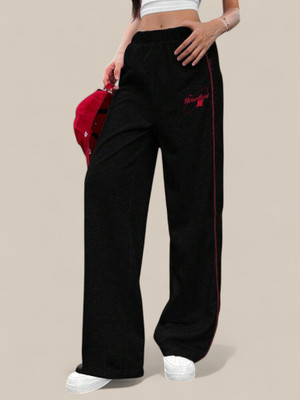 Tabadtod Loose Fit Women Black Trousers