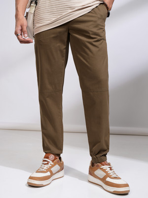 HIGHLANDER Relaxed Men Brown Trousers
