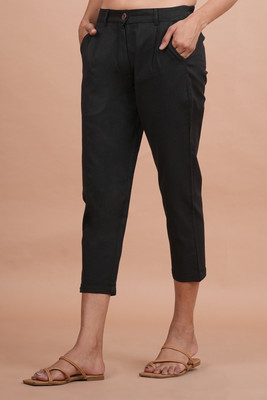 HarryStyle Regular Fit Women Black Trousers