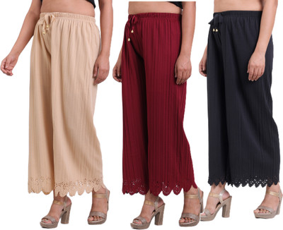 mishis Flared Women Multicolor Trousers