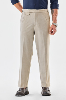 Snitch Relaxed Men Beige Trousers