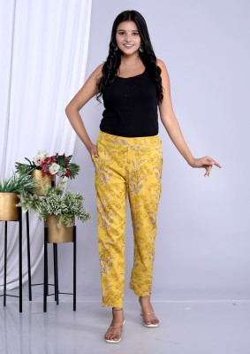 Ranawatintrend Regular Fit Women Yellow Trousers