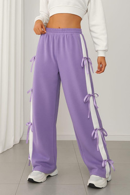 MEGHA Regular Fit Women Purple Trousers