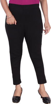 DKD Regular Fit Women Black Trousers
