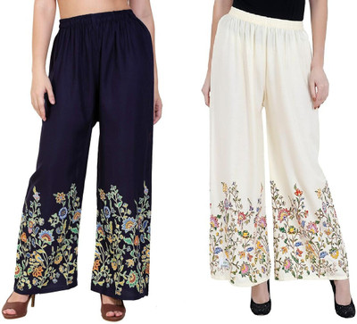 Zalorawear Comfort Fit Women Multicolor Trousers