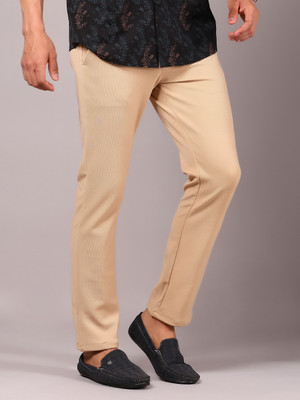 V-MART Relaxed Men Beige Trousers