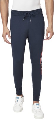 PEOPLE Slim Fit Men Dark Blue Trousers