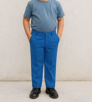 OSD Regular Fit Boys Light Blue Trousers