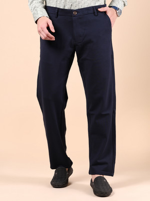 V-MART Slim Fit Men Blue Trousers