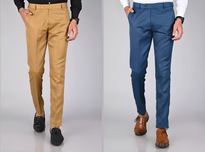 APFABRICS Regular Fit Men Multicolor Trousers