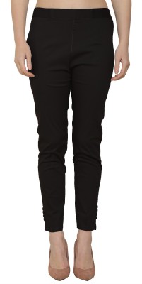 FC First Choice Regular Fit Women Black Trousers