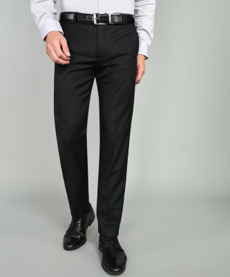 ARROW Tapered Men Black Trousers