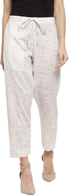Sayesha Regular Fit Women White Trousers