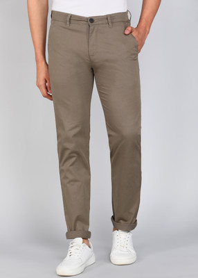 PETER ENGLAND Regular Fit Men Pink Trousers