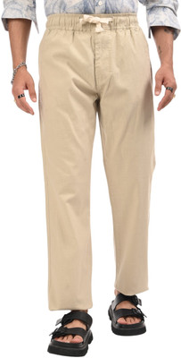 Estilocus Regular Fit Men Beige Trousers