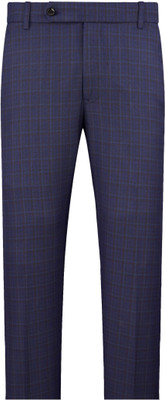 french crown Regular Fit Men Blue Trousers