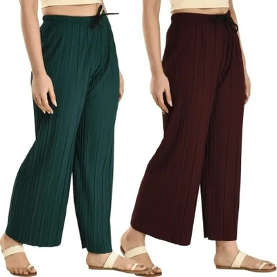 Mertens Loose Fit Women Multicolor Trousers