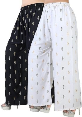 ACHINTYA ENTERPRISES Regular Fit Women Black, White Trousers