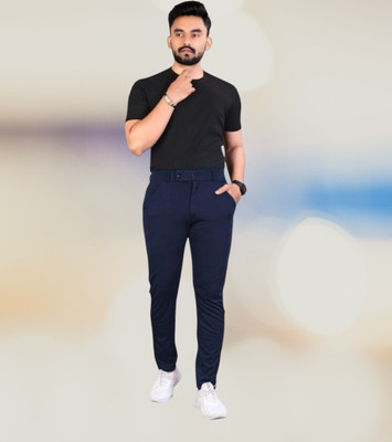 Style sync Regular Fit Men Dark Blue Trousers