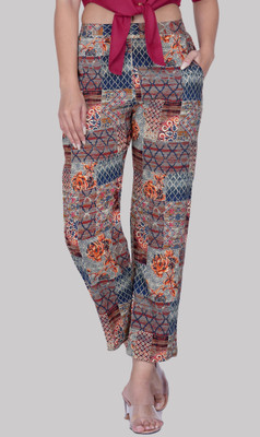 ART OF CLOTHING Regular Fit Women Multicolor Trousers