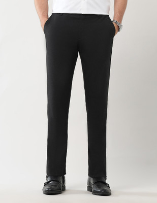 ARROW Regular Fit Men Grey Trousers