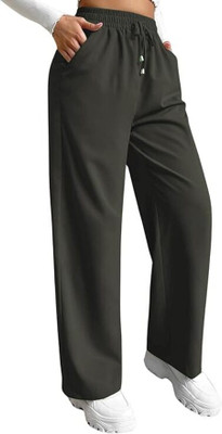 Leriya Fashion Regular Fit Women Green Trousers