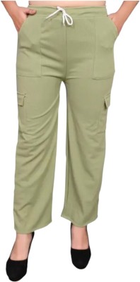 Priya Enterprises Regular Fit Women Green Trousers