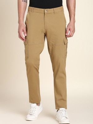 Dennis Lingo Slim Fit Men Khaki Trousers