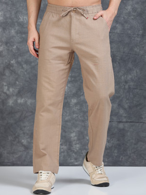 Roadster Relaxed Men Brown Trousers