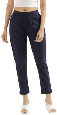 Belizs Relaxed Women Blue Trousers