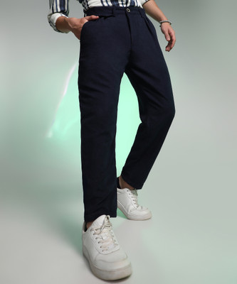 CAMPUS SUTRA Regular Fit Men Blue Trousers