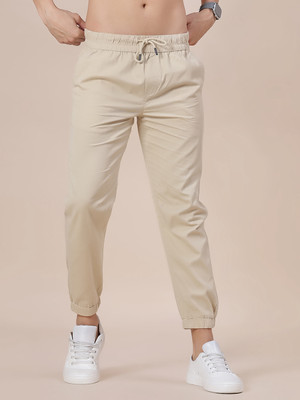 V-MART Regular Fit Men Beige Trousers