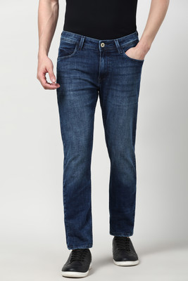 PETER ENGLAND Regular Fit Men Blue Trousers