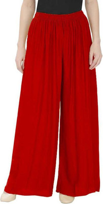 NEST Regular Fit Women Red Trousers
