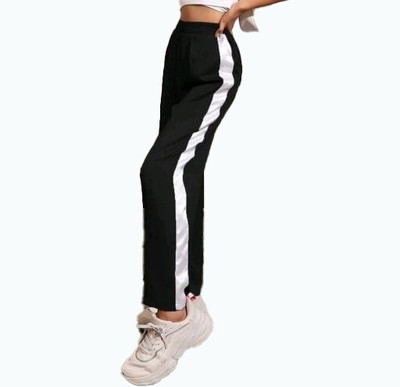 YTDTRADING Relaxed Women Black Trousers