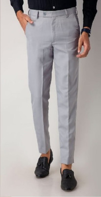 VXnine Regular Fit Men Grey Trousers