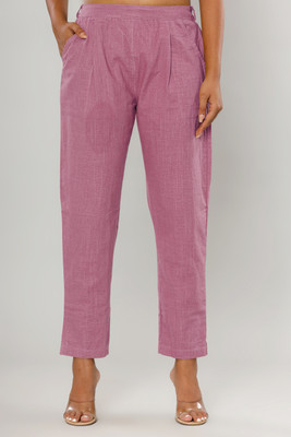 Vivan Enterprises Regular Fit Women Pink Trousers