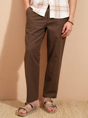 HIGHLANDER Relaxed Men Brown Trousers
