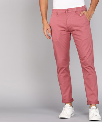 LEVI'S Tapered Men Pink Trousers