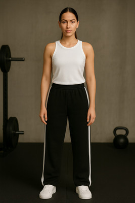 jogi Relaxed Women Black Trousers