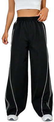 Tabadtod Loose Fit Women Black Trousers