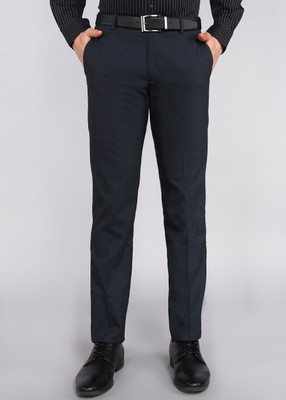 ARROW Regular Fit Men Blue Trousers