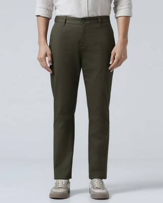 Blackberrys Regular Fit Men Green Trousers