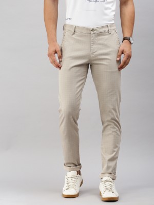 Classic Polo Slim Fit Men Beige Trousers