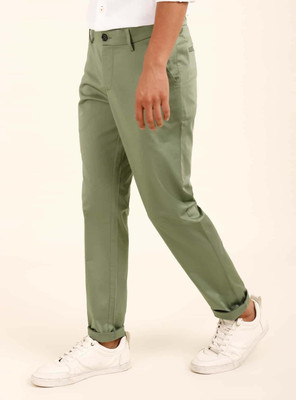 Andamen Regular Fit Men Green Trousers