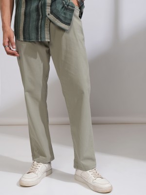 HIGHLANDER Relaxed Men Green Trousers