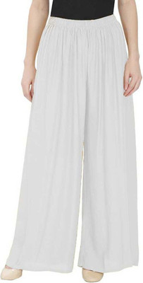 NEST Regular Fit Women White Trousers